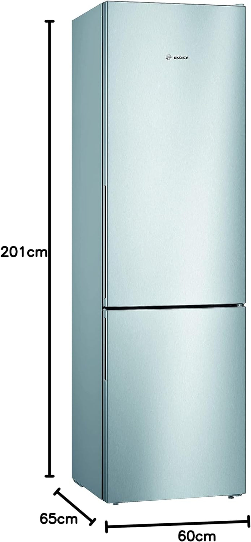 KGV39VLEAS - Série 4 -Réfrigérateur Combiné Pose-Libre - 201 X 60 Cm - Inox
