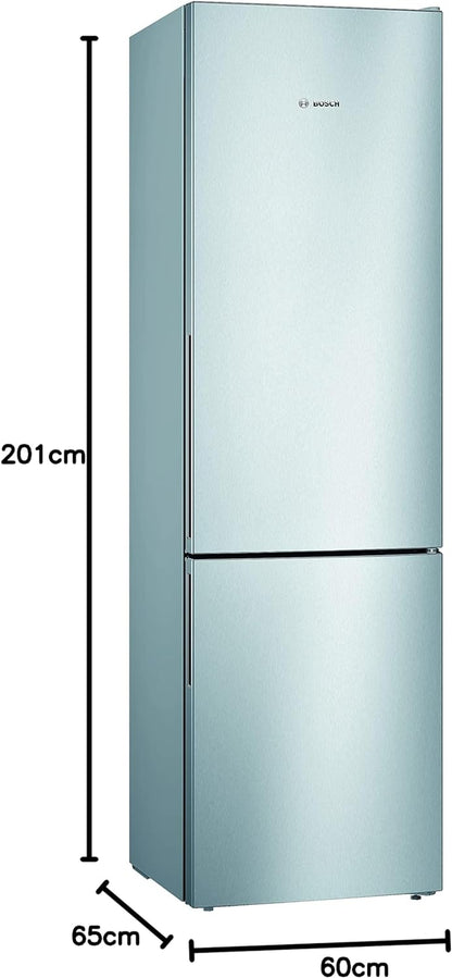 KGV39VLEAS - Série 4 -Réfrigérateur Combiné Pose-Libre - 201 X 60 Cm - Inox