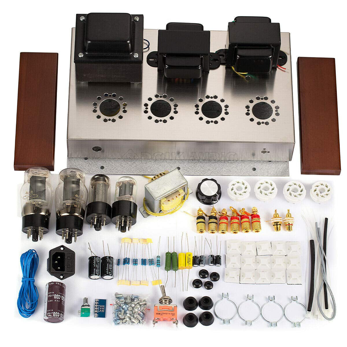 Class a Amplificateur À Lampes 6N9P & 6L6GCR Tube Amp Amplificateur Stéréo DIY KIT Hifi 2.0 Canaux Ensemble De Montage D'Amplificateur À Valve 7 W X2
