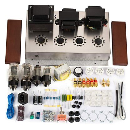 Class a Amplificateur À Lampes 6N9P & 6L6GCR Tube Amp Amplificateur Stéréo DIY KIT Hifi 2.0 Canaux Ensemble De Montage D'Amplificateur À Valve 7 W X2