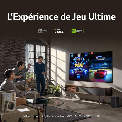 LG TV OLED 2023 | OLED65B3 | 65'' (164 Cm) | OLED | Processeur Α7 AI Gen6 4K, Gris Foncé/Noir