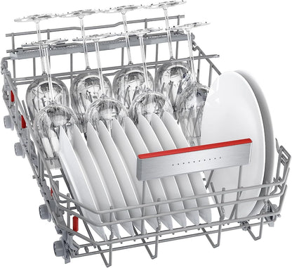 SPV6ZMX23E Série 6 Smart Lave-Vaisselle Entièrement Intégré, Largeur 45 Cm, Tiroir À Couverts, Programme Silence Particulièrement Silencieux, Perfectdry Avec Zéolite Sèche Même Le Plastique