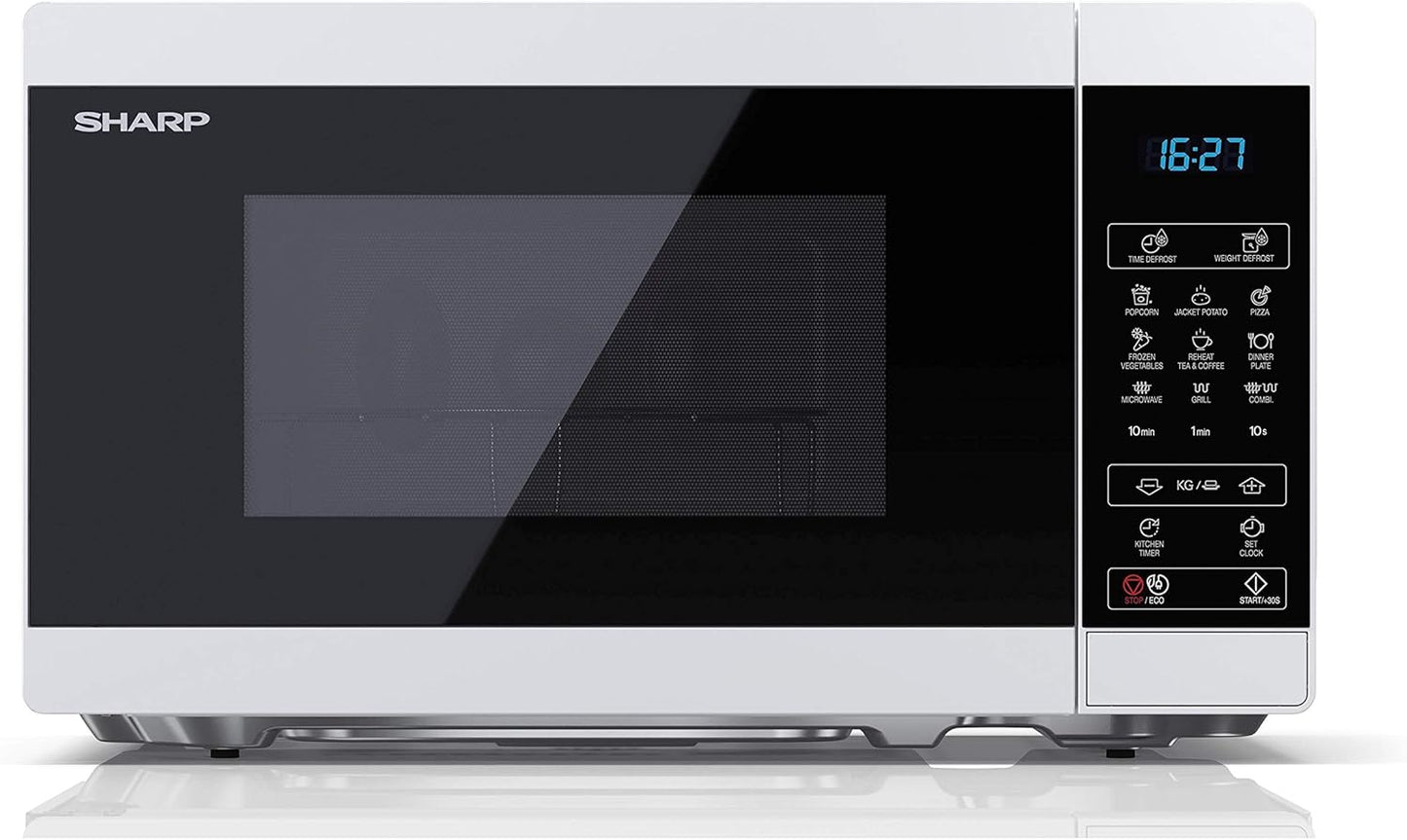 + Gril, YC-MG02EW, Four Micro Ondes, 20 Litres Commandes Numériques Comptoir, Blanc