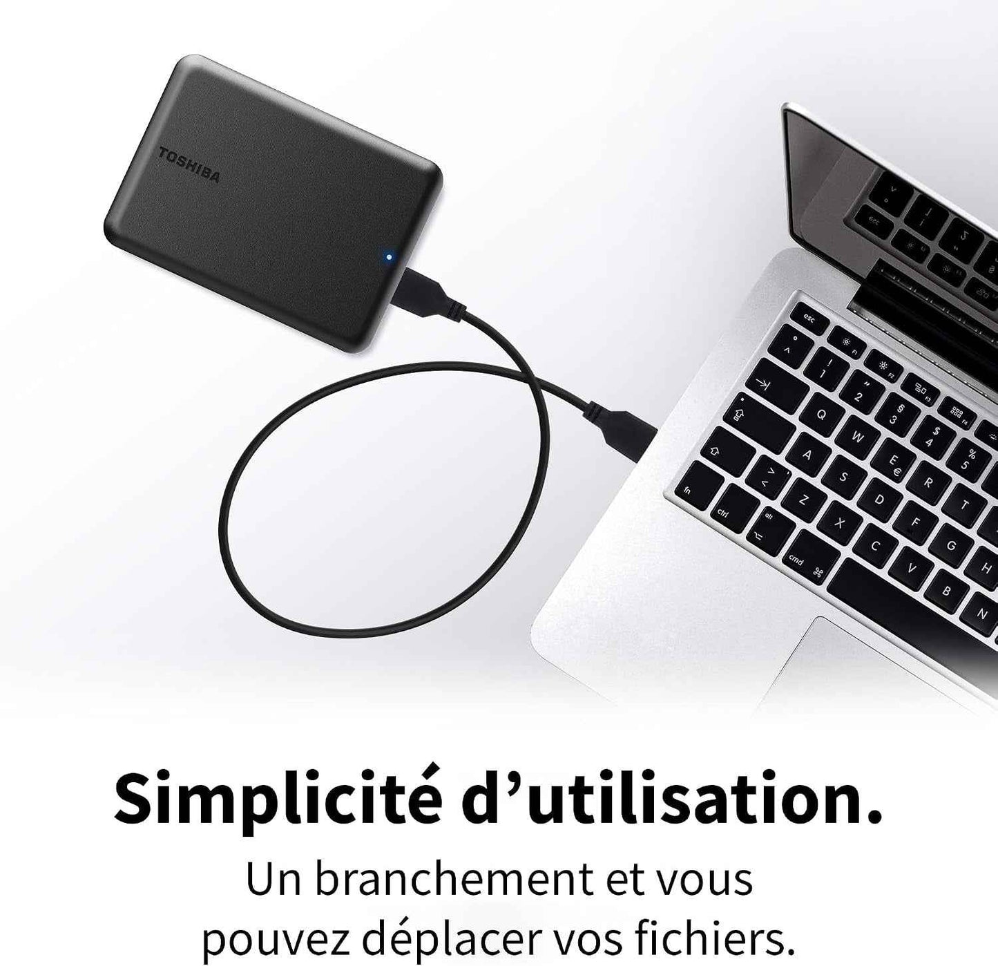 Canvio Partner 1TB - Disque Dur Externe Portable 2,5'', USB 3.2, Compatible Mac Et Windows. (HDTB510EK3AB)
