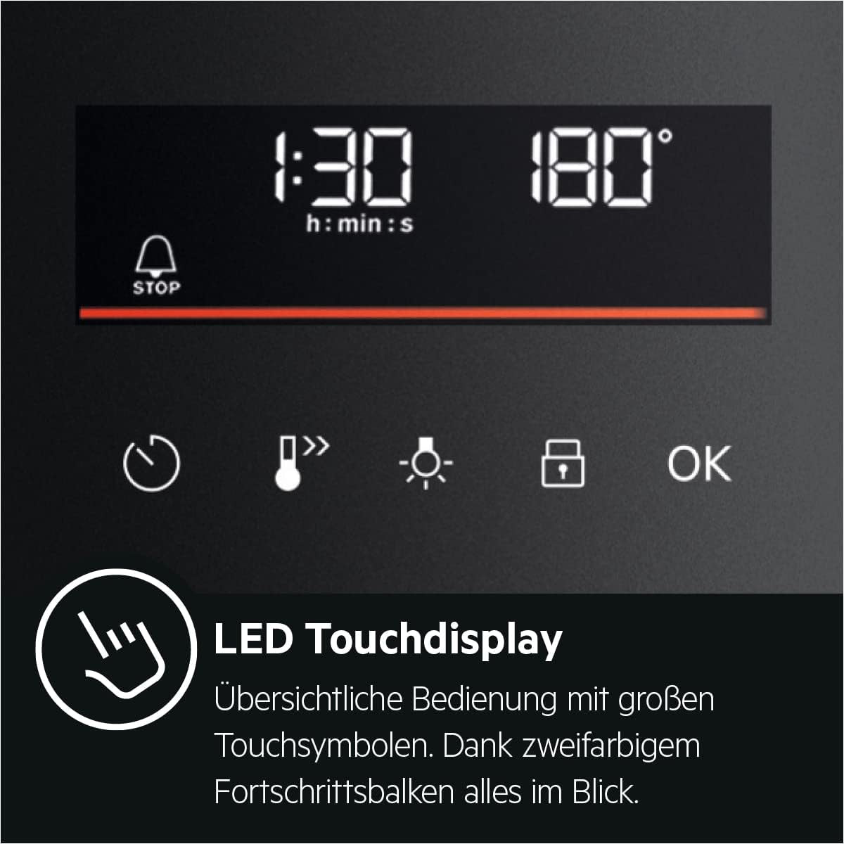 BPS335061M Four Encastrable/Pyrolyse Auto-Nettoyage/Série 6000 Air Chaud Annulaire : Résultats De Cuisson Homogènes Sur 3 Niveaux / 45 Programmes Automatiques/Écran Tactile Led/Chauffage