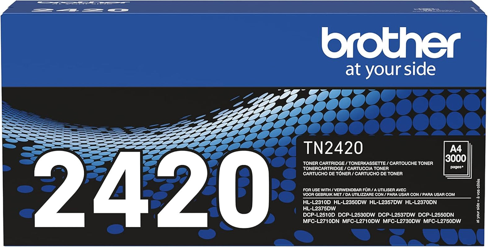 Brother TN2420 Toner D'Origine Pour Imprimante Laser Série L2000, Autonomie De 3000 Pages
