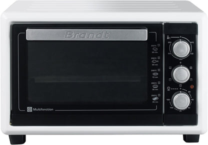 FC160MW - Mini Four - 16L - 1200W - 4 Modes De Cuisson : Chaleur Tournante, Convection Naturelle, Grill, Tournebroche - Blanc