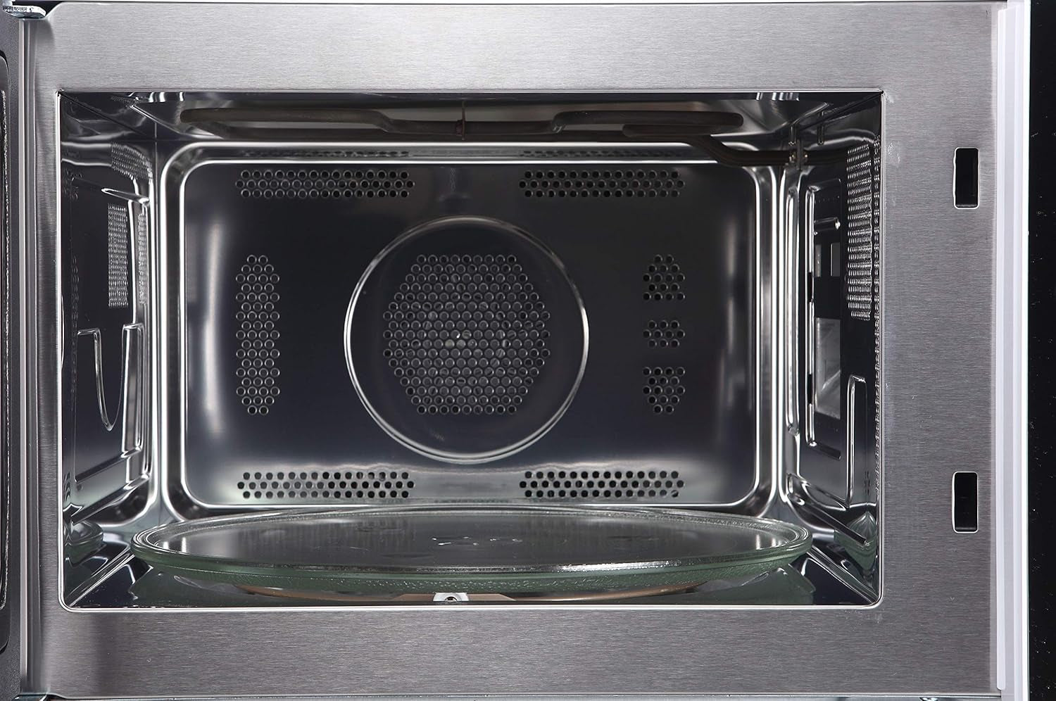 Micro-Ondes Posable- GE2626S - 900W - Gril Quartz 1000W - Autoprogramme 8 Positions - 3 Mémoires - Speed Defrost -PT 32Cm - Silver