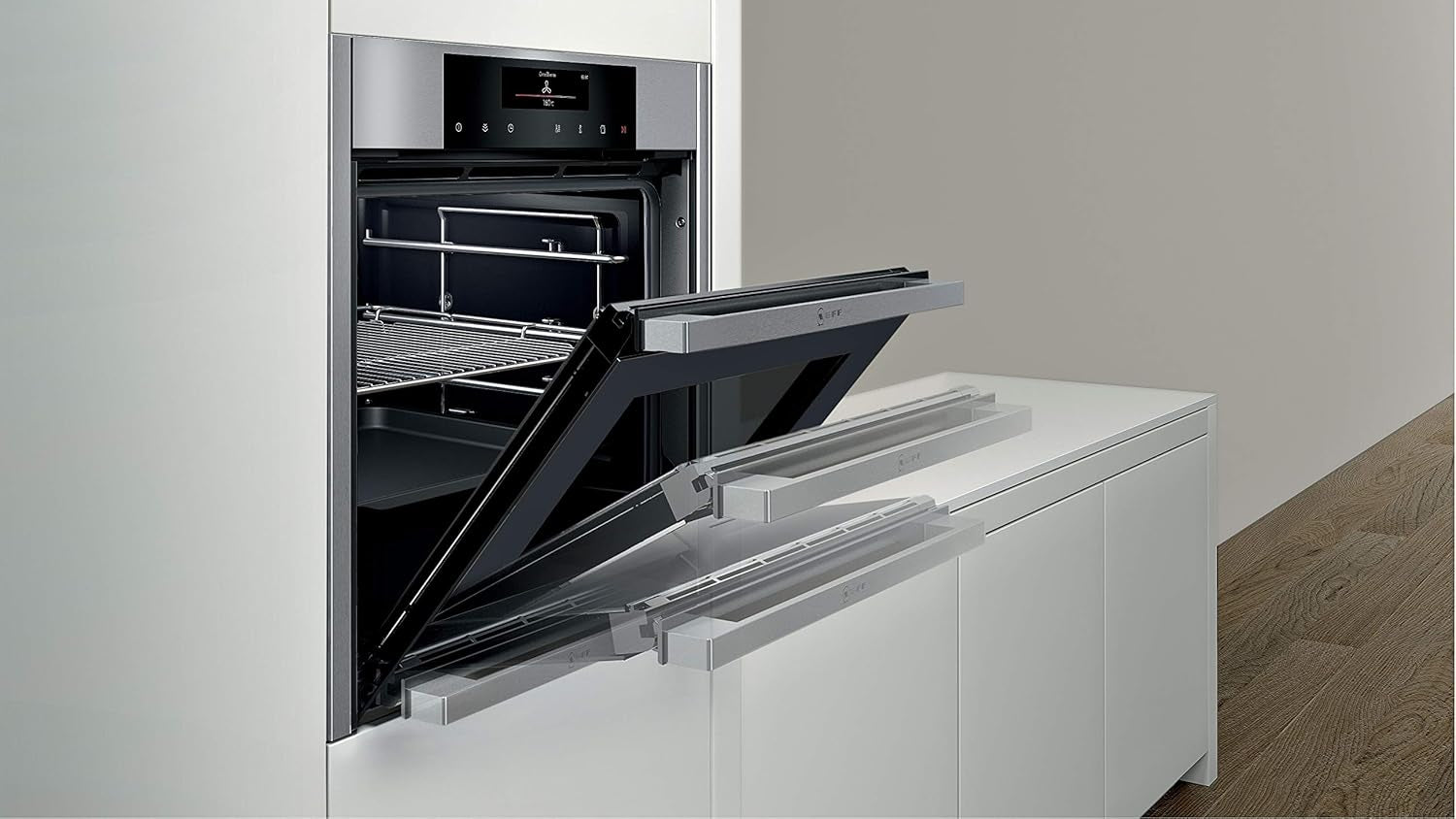 Neff B56VT62N0 71 L A+ Noir, Acier Inoxydable