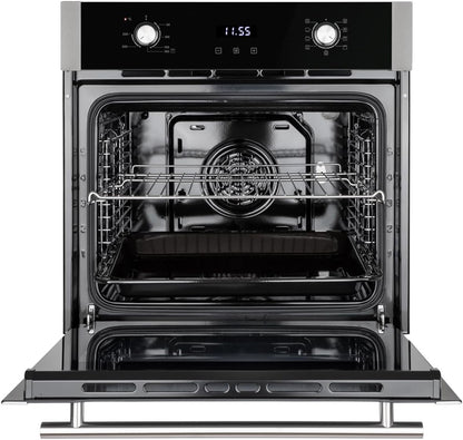 Cuisinière: Four Encastré 60Cm EB8005ED + 59Cm Plaque À Induction IH85900RL | Fonction Pizza | Grill | Air Circulant | Air Chaud | Minuterie Automatique | SET8005IH859RL