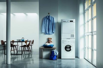 EWC 61051 W IT N - Machine À Laver 6 Kg Libre Installation, Charge Avant. Centrifugeuse 1000 Tours Par Minute - Largeur 59,5 Cm, Profondeur 51,7 Cm, Hauteur 85 Cm, Classe Énergétique F