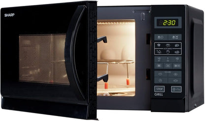 R-742BKW Micro-Ondes Gril 25 Litres - Noir