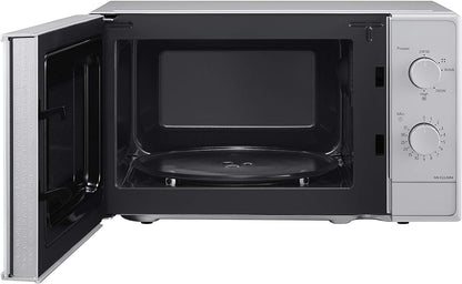 NN-E22JMMEPG | Four Micro-Ondes Solo, 20 L, 5 Niveaux De Puissance : 800W/700W/360W/270W/200W, Plateau Tournant 25,5 Cm, Intérieur Acrylique, Argent – Version FR
