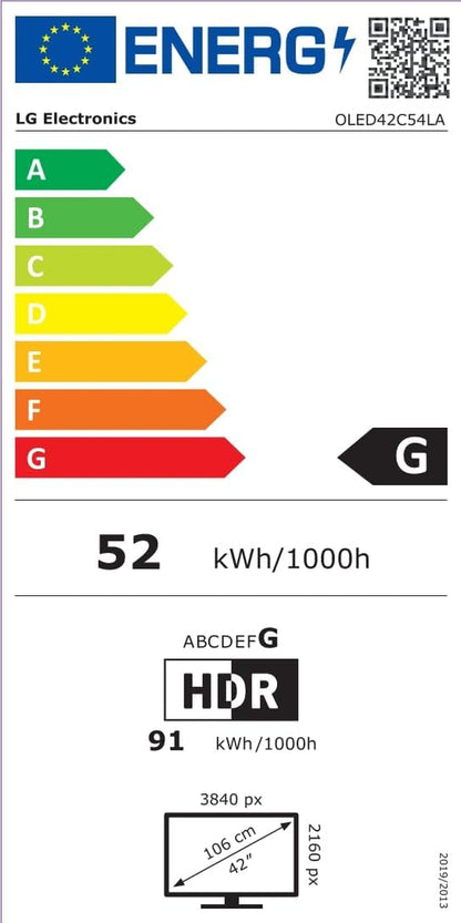 LG TV OLED OLED42C5 OLED Evo Noir Profond Et Booster De Luminosité 120 Hz 4K 106 Cm 2025