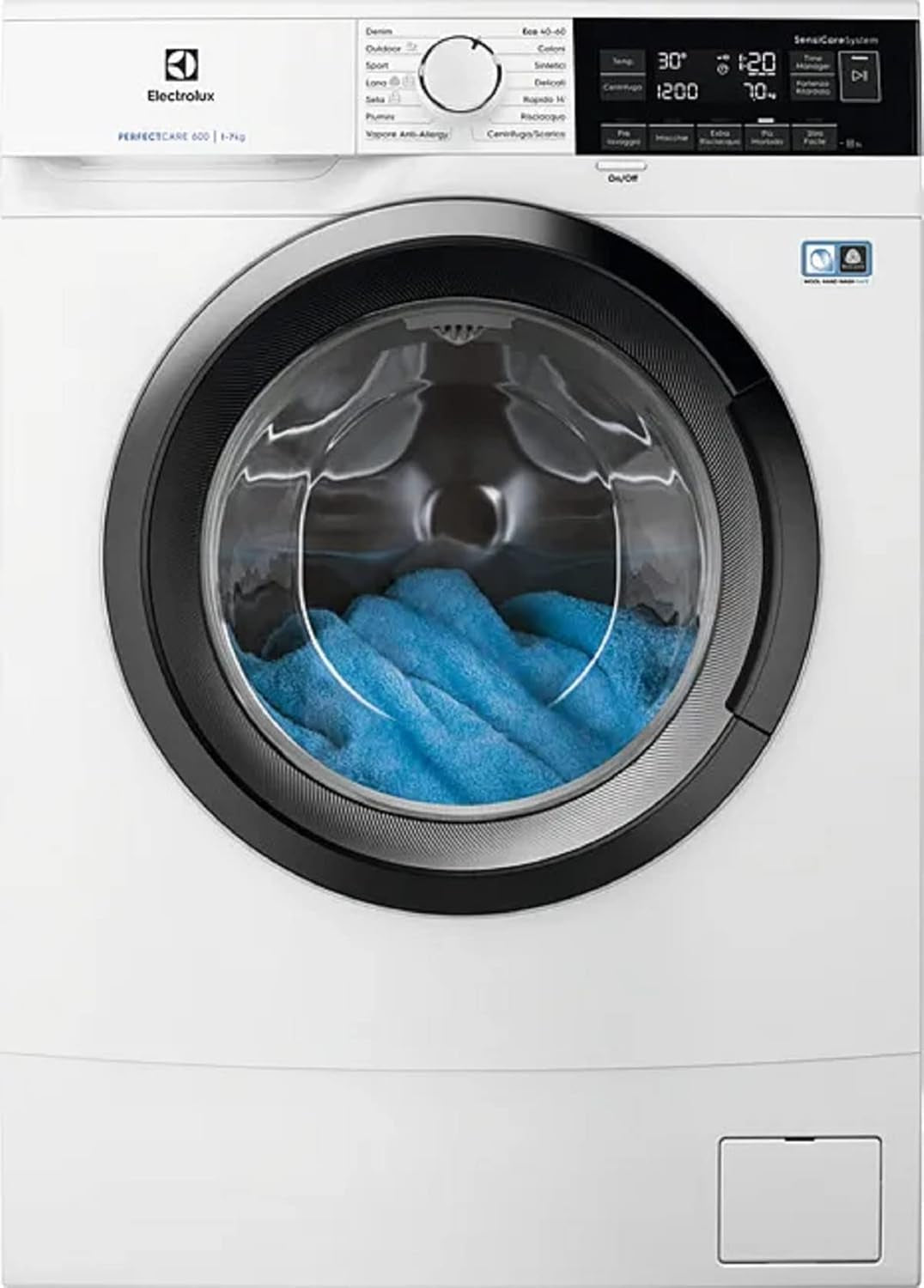 Machine À Laver Slim 7 Kg Classe F 1200 Tours - EW6S372IK