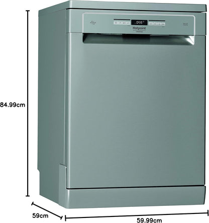 Hotpoint HFO 3O32 CW X Lave-Vaisselle 60Cm À Libre Installation, D Inox