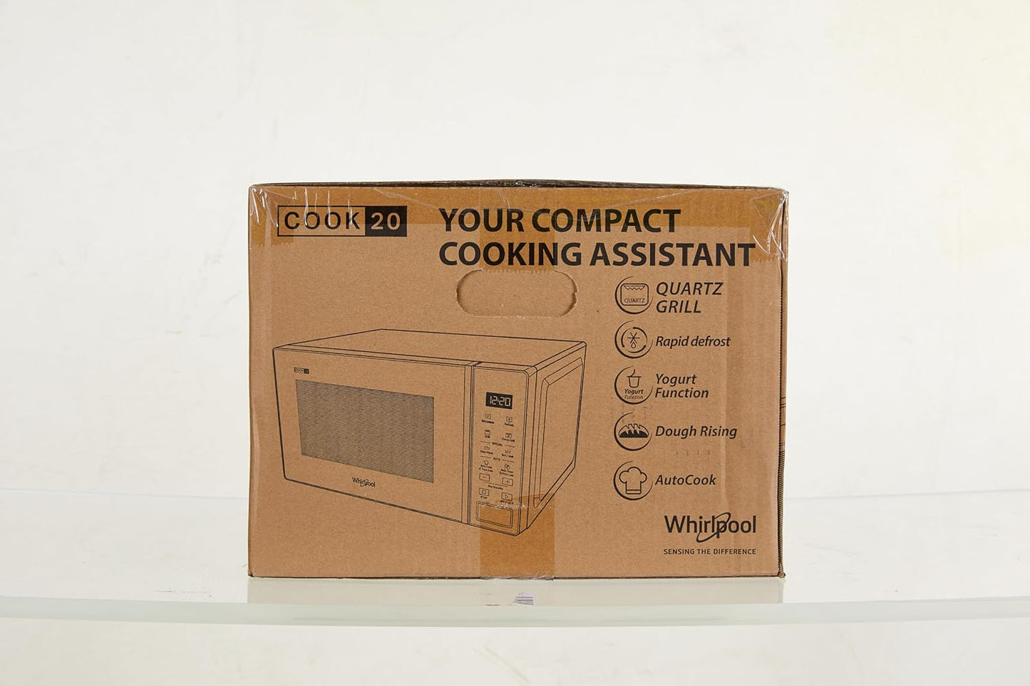 Whirlpool MWP 203 W Four À Micro-Ondes + Grill, 20 Litres, Blanc, Avec Grille Haute