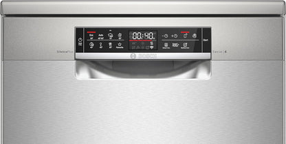 SMS6ECI93E - Série 6 - Lave-Vaisselle Pose-Libre - 60Cm - Home Connect - 13 Couverts - Moteur Ecosilence - Inox