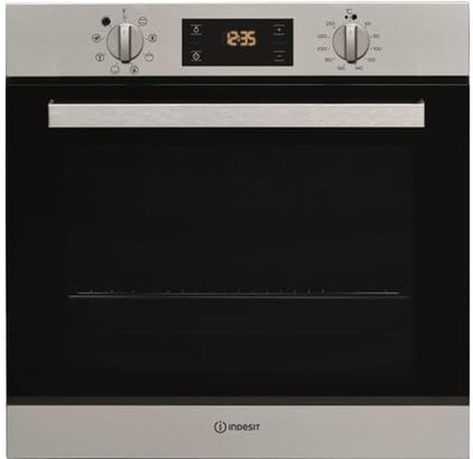 INDESIT Four Encastrable Catalyse IFW6540CIX, 71 Litres, 8 Modes De Cuisson