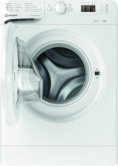 Indesit MTWA 71252 W IT Machine À Laver À Chargement Frontal, 9 Kg, A+++-10%, 1200 Tours/Min