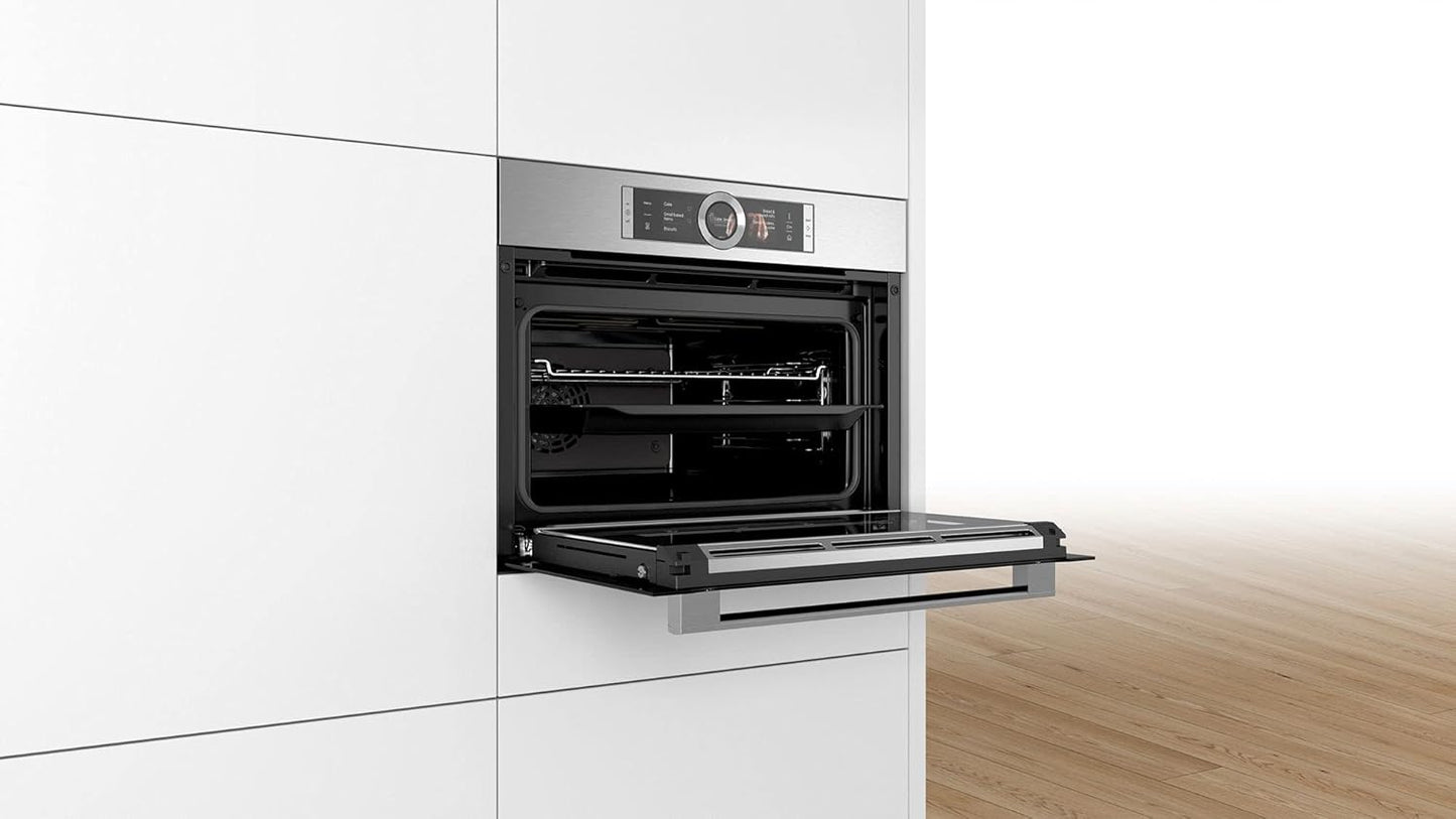 Serie 8 CSG636BS3 Four 47 L A+ Noir, Acier Inoxydable