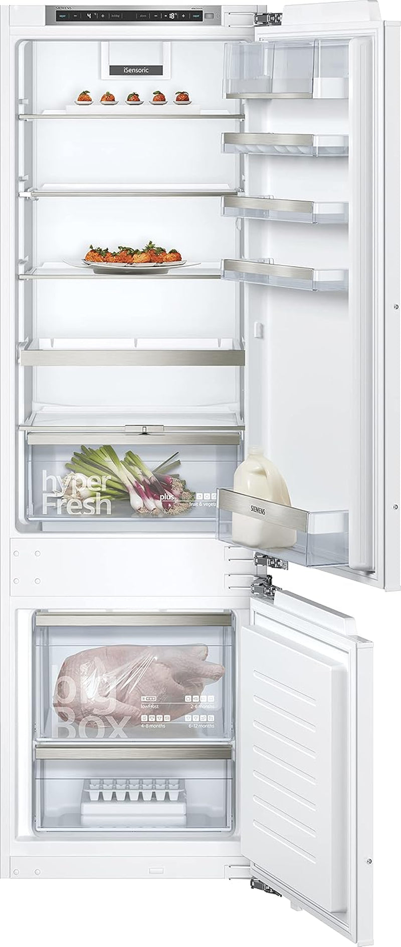 Iq500 KI87SADD0 Réfrigérateur-Congélateur Intégré (Placement) 208 L D Blanc