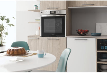 Four Électrique Encastré Indesit: Couleur Inox, Autonettoyant - IFWS 5844 JH IX