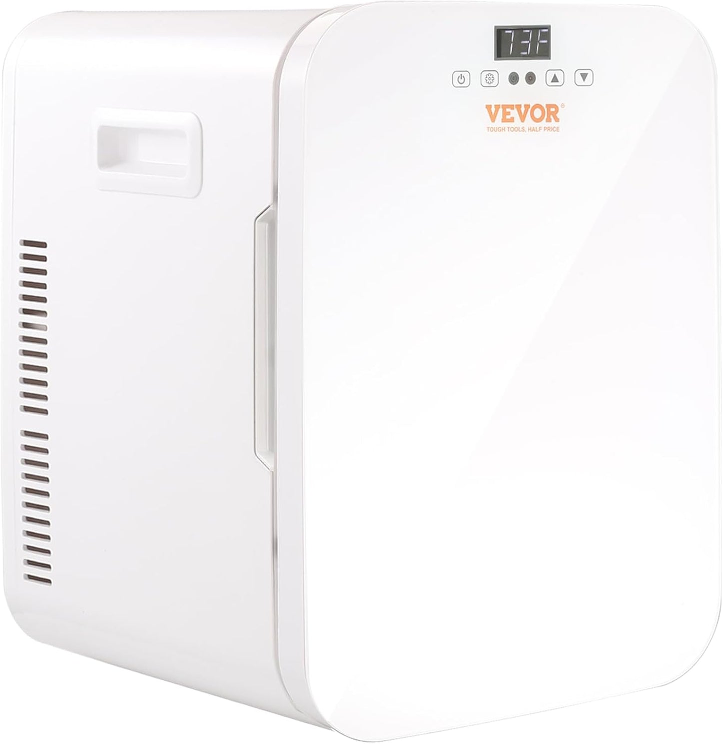Mini Frigo 20 L 22 Canettes De 330 Ml Mini Réfrigérateur Portable 12 V DC/220 V AC Petit Frigo Cosmétique Mode Chaud/Froid Température -9 À 65 ℃ Pour Aliments Boissons Médicaments Cosmétiques