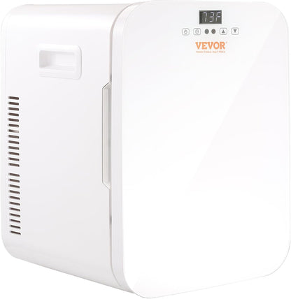 Mini Frigo 20 L 22 Canettes De 330 Ml Mini Réfrigérateur Portable 12 V DC/220 V AC Petit Frigo Cosmétique Mode Chaud/Froid Température -9 À 65 ℃ Pour Aliments Boissons Médicaments Cosmétiques