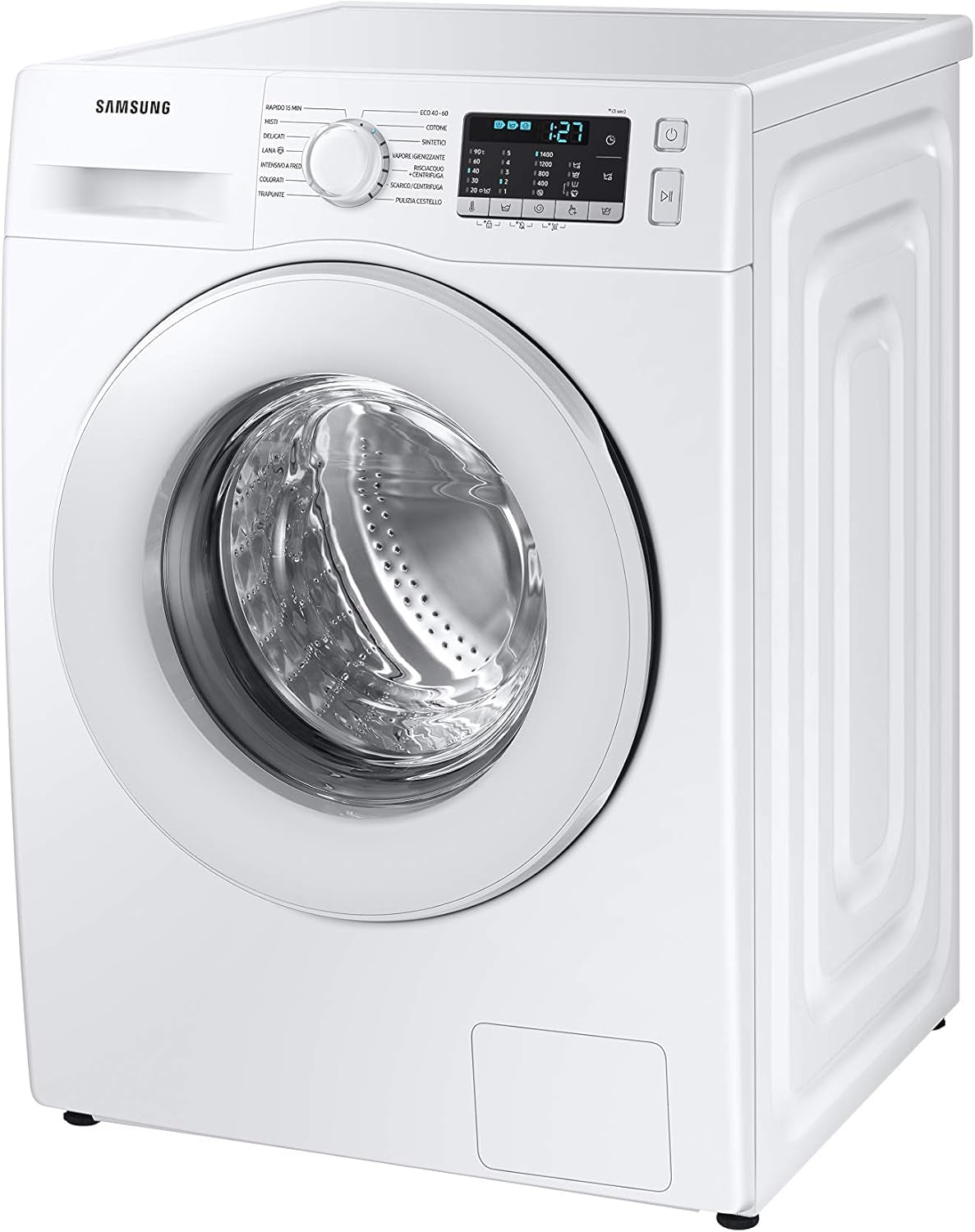 WW90TA046TT/ET Machine À Laver 9 Kg, Crystal Clean, 1400 Tr/Min, Blanc