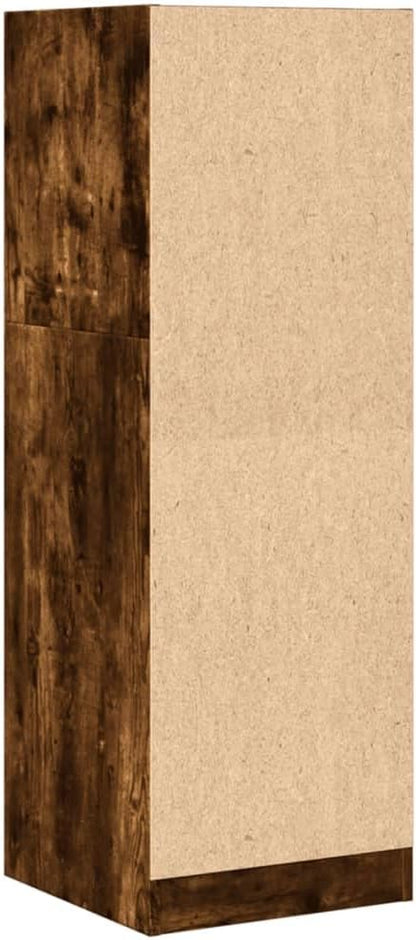 Armoire D'Apothicaire Chêne Fumé 40X41X118 Cm Bois D'Ingénierie