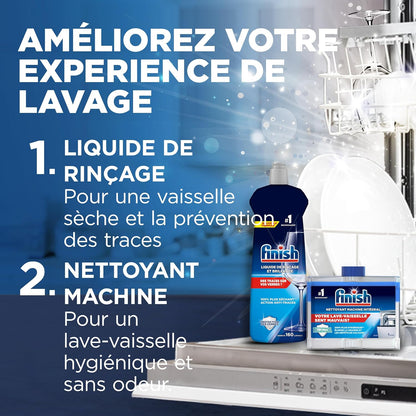 Quantum Infinity Shine Pastilles Lave-Vaisselle, Elimine Les Taches Tenaces, 83 Capsules