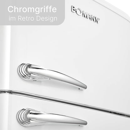 Bomann DTR 353 Réfrigérateur-Congélateur Autoportante 208 L E Blanc