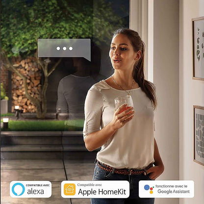 Philips Hue White Et Color Ambiance DAYLO, Applique Murale Extérieure, Noire, Fonctionne Avec Alexa, Google Assistant Et Apple Homekit