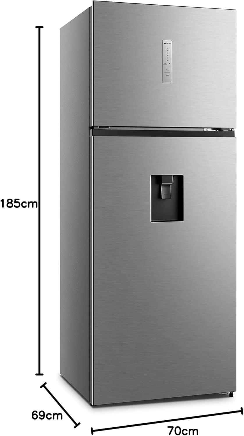 Hisense RT600N4WC2 Réfrigérateur Double Porte No Frost Inox