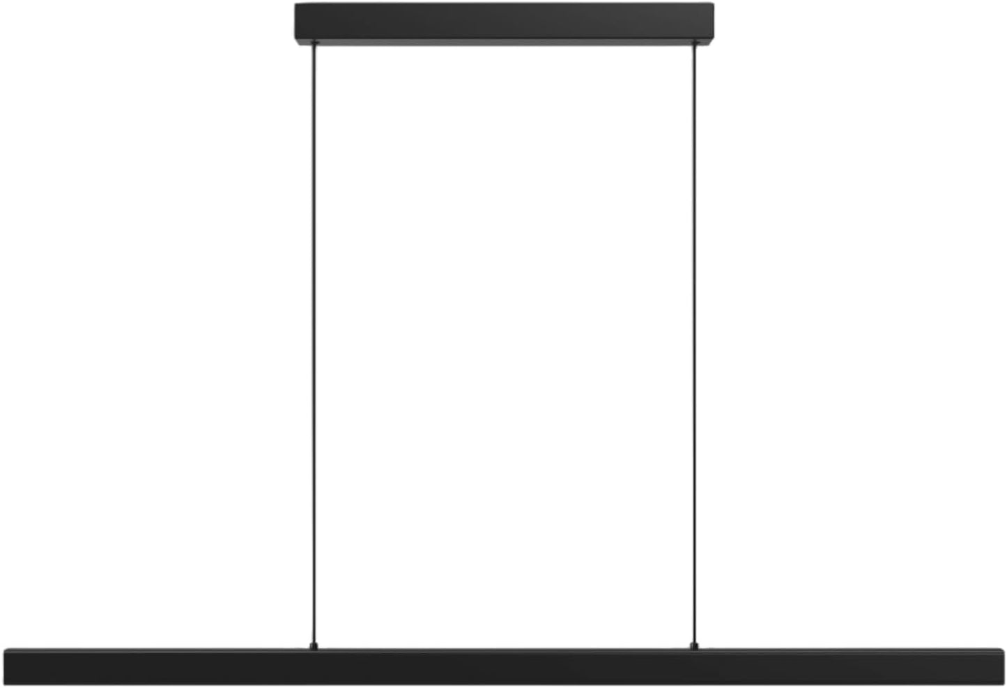 Suspension Luminaire Cuisine Moderne, 3000K/4500K/6500K 10%–100% Température De Couleur Lustre Linéaire, Dimmbar Avec Télécommande Chandelier Pour Cuisine,Salon,Salle À Manger,Chambre À Coucher 150CM