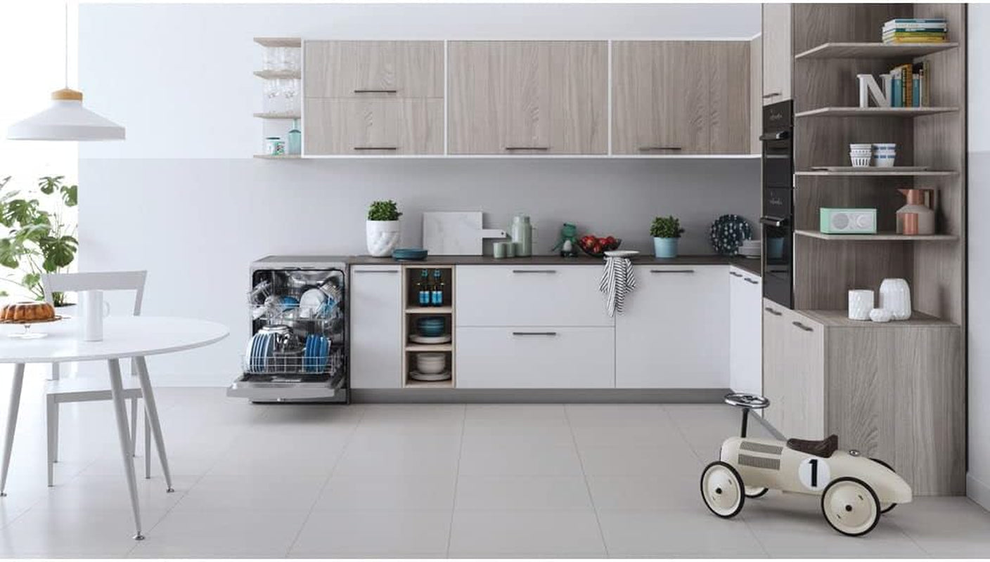 INDESIT - DFE1B19X - Lave-Vaisselle Posable 14 Couverts 49Db 12L A+ Inox