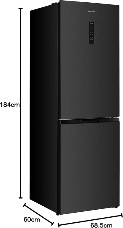 Réfrigérateur Combiné Congélateur Bas 323L GCB323NFDX - No Frost - Dark Inox