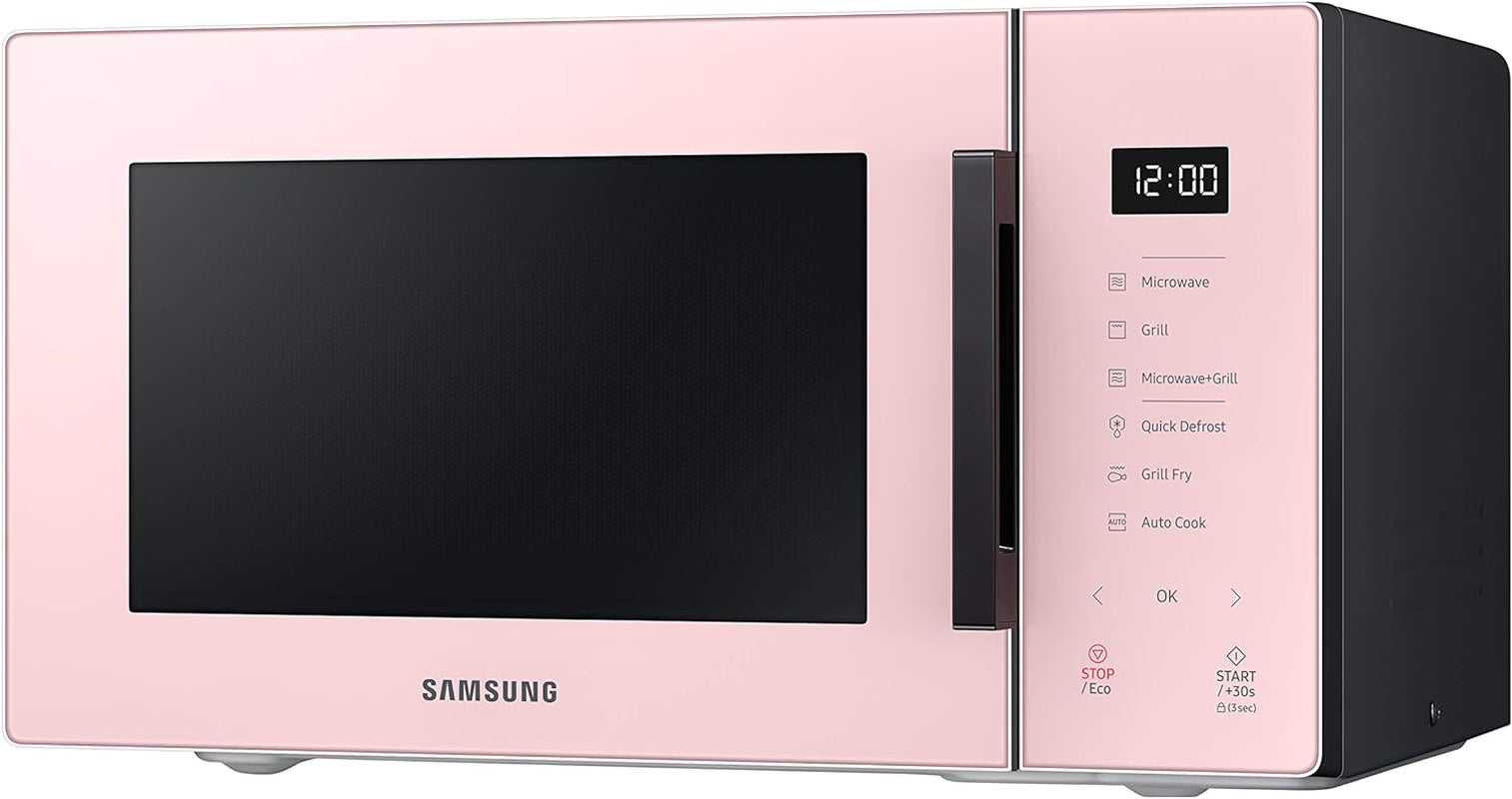 MG23T5018CP Four À Micro-Ondes, 23 L, 1100 W, Air Fry, Avec Plateau Doreur, Verre Design, Poudre