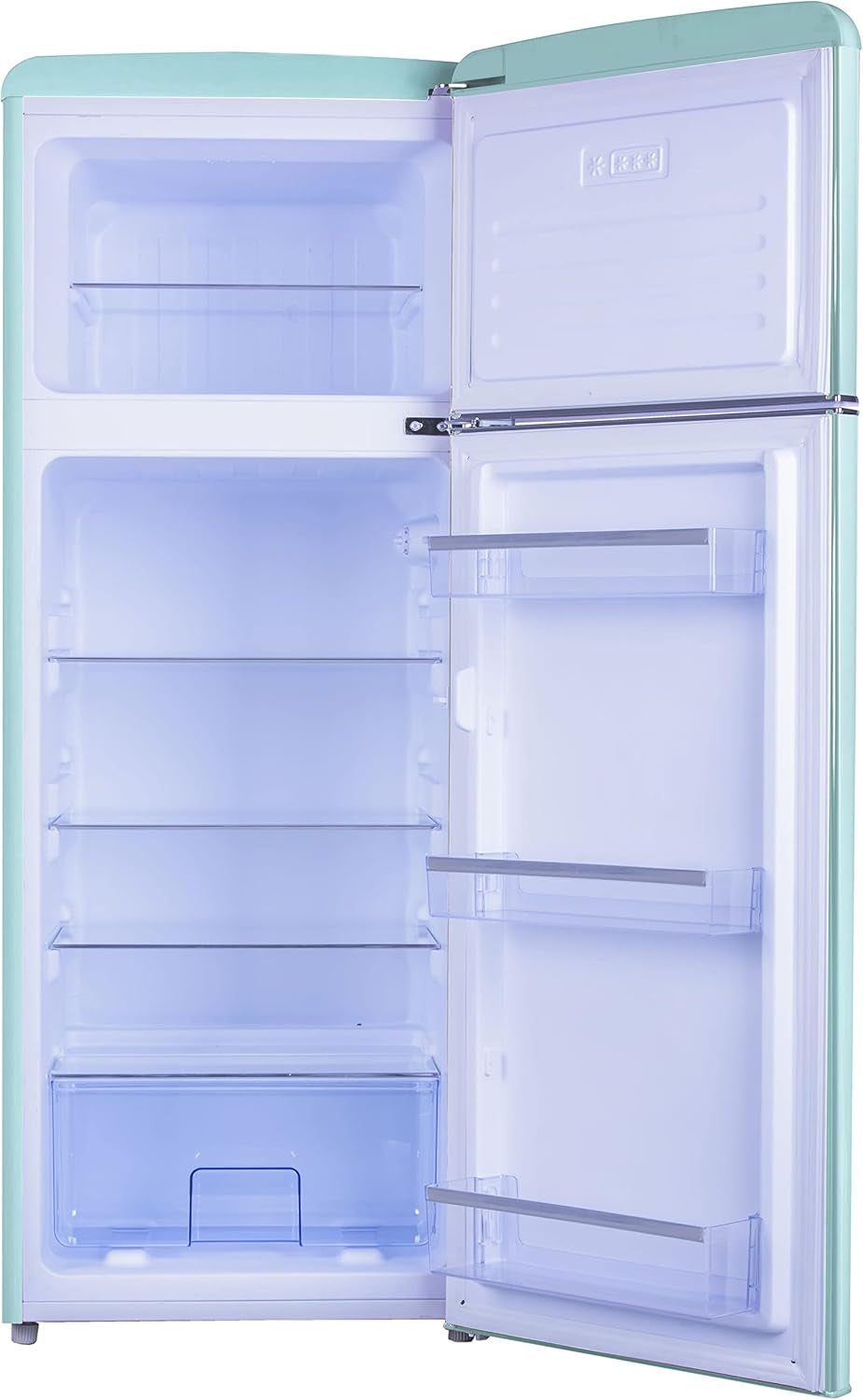 Amica KGC 15632 T Réfrigérateur-Congélateur Autoportante 208 L E Bleu