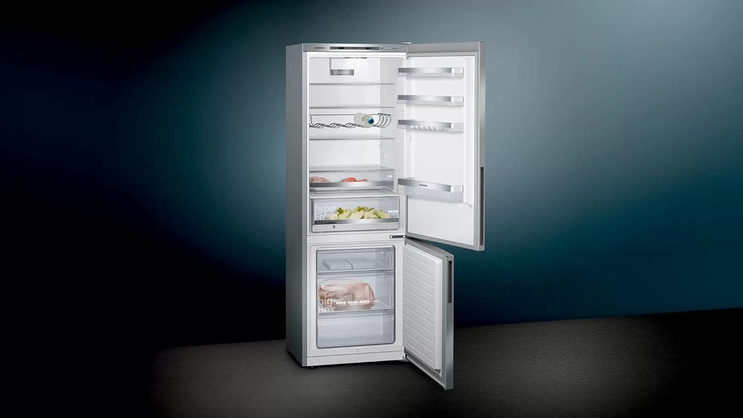 Réfrigérateur Congélateur Bas KG 49 E AI CA IQ500 Inox anti Trace De Doigts
