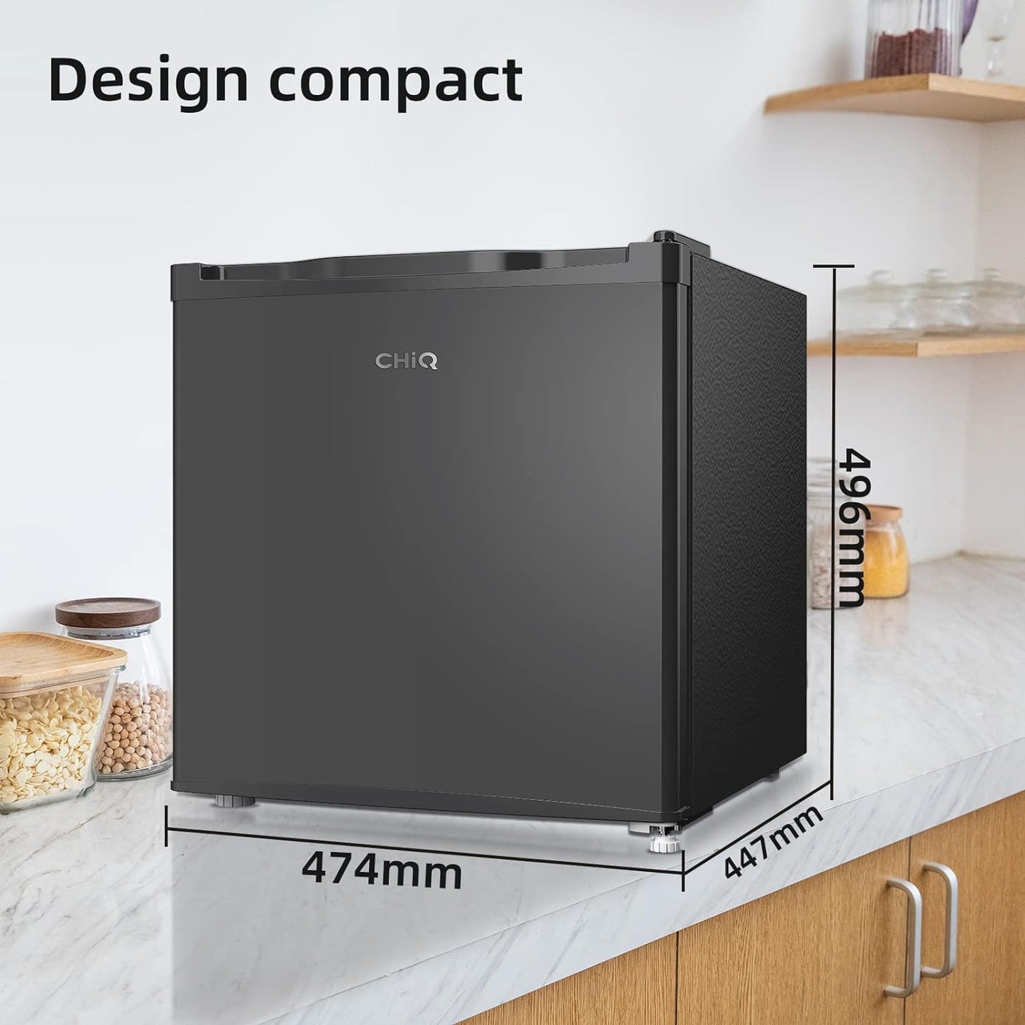 CSD31D4E, 2 En 1, Double Usage En Mode Mini Réfrigérateur Ou Congélateur 31L, Congélation 4 Étoiles, Silencieux, Porte Réversible, Thermostat Réglable