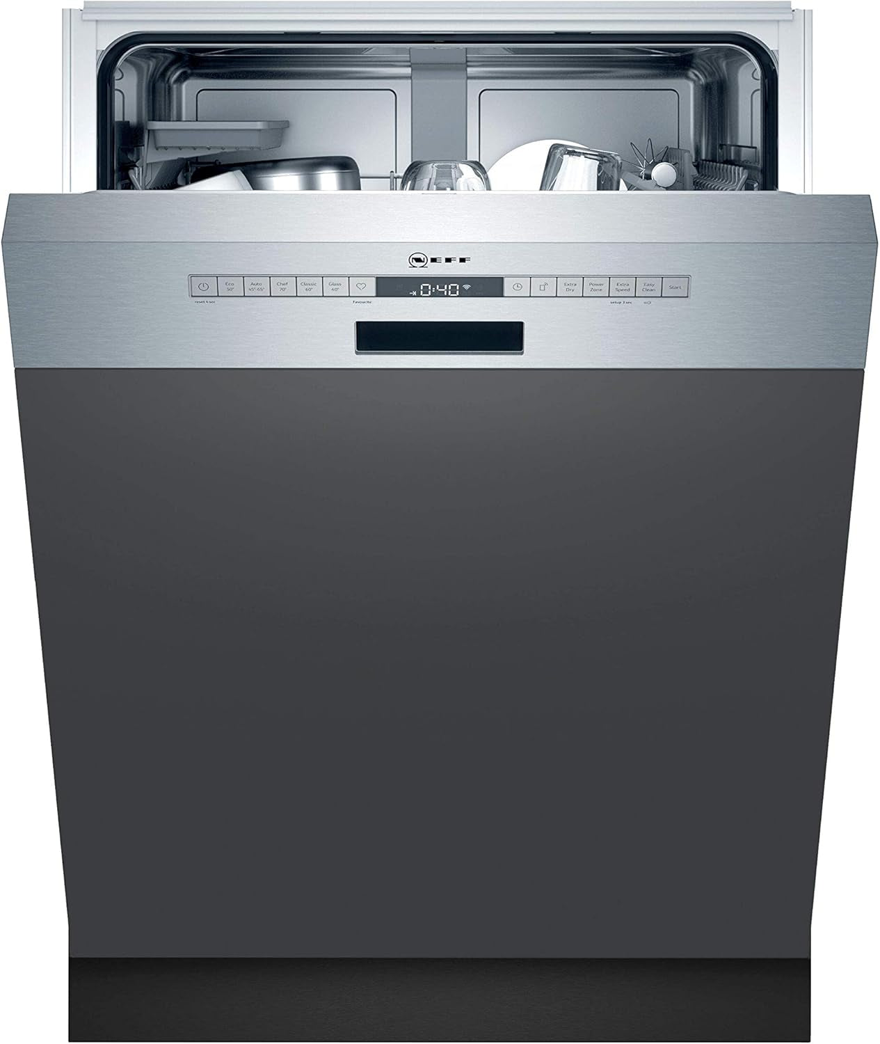 Neff S245HAS29E Lave-Vaisselle Semi-Intégré 13 Couverts D