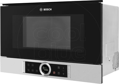 Micro Ondes Encastrable BFR634GB1 Série 8, 21 Litres Charnières Droite