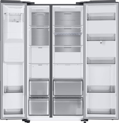 RS6HA8891SL/EF - Réfrigérateur Side by Side Avec Family Hub, Classe E, En Inox