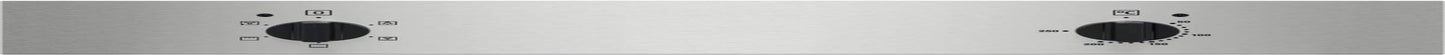 Zanussi ZOHNC0X1 Four Multifonction, 4 Fonctions, Commandes Fixes, Anti-Traces De Doigts, 2 Niveaux De Cuisson, Ventilateur Tangentiel, Porte Facile À Nettoyer, Inox, 53 Litres [Classe D'Efficacité
