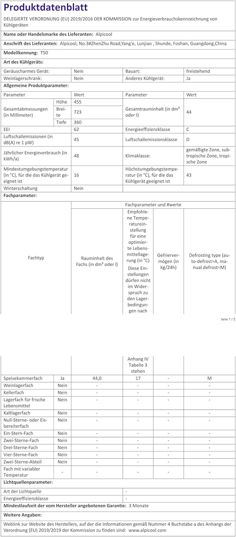 T50 50L Glaciere Électrique À Compression, 12/24V Réfrigérateur De Voiture Portable Congélateur Et Réfrigérateur Pour Maison, Dortoir, Camping