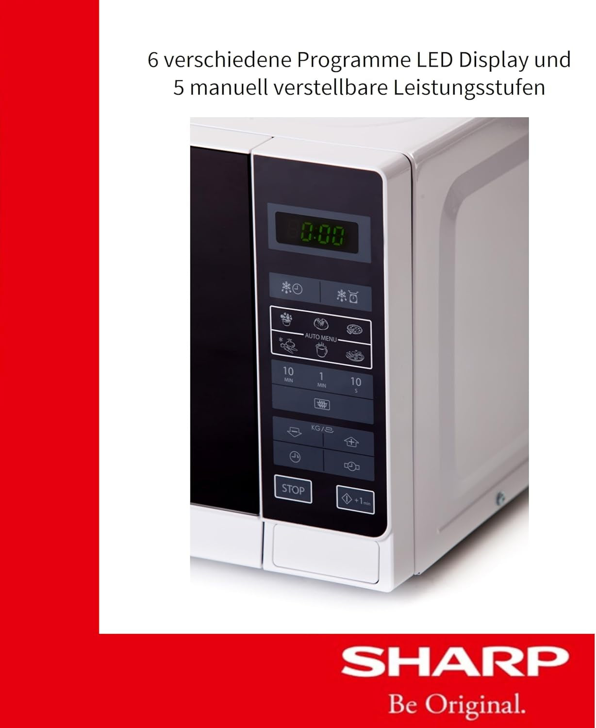 R-242WW Micro-Ondes Solo 20 Litres - Blanc