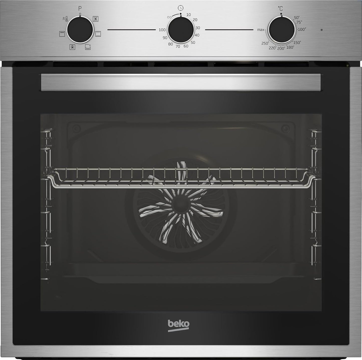 BBIE14100X Four Électrique Ventilé Multifonction 72 Litres Classe a Inox