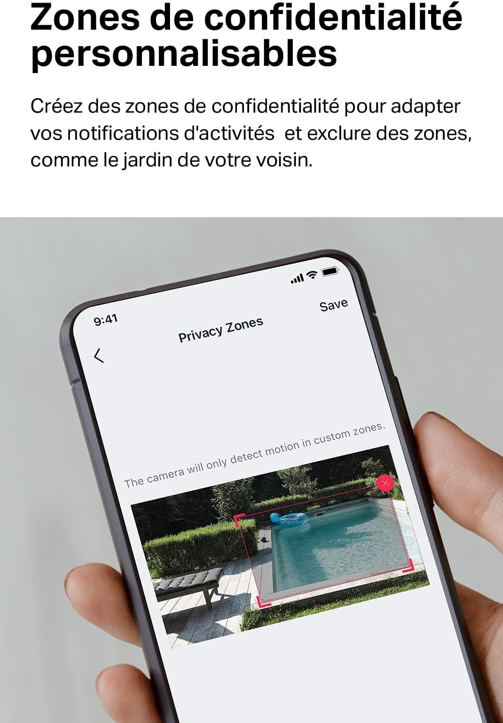 2K Camera Exterieur Sans Fil Solaire Detection Personne IA,C410 KIT | Alimentation Électrique Continue,Vision Nocturne Couleur, Stockage Flexible Microsd 512Go/Cloud,Ip65,Aucun Hub Requis